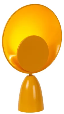 Imagen del producto de Lucide CASTAMAR – Lámpara de mesa – Diámetro 25,5 cm – LED – 1x8 W, 2100 K – Amarillo ocre – color ocre