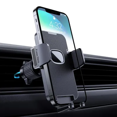 Produktbild von Handyhalterung Auto Lüftung 360° drehbar EIN-Knopf-Release für iPhone Android schwarz