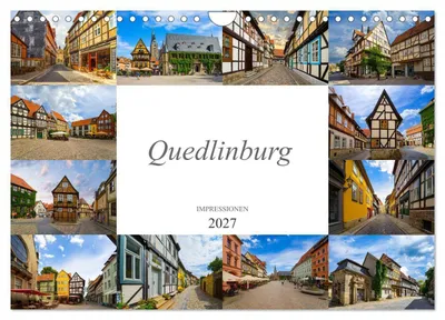 Produktbild von Quedlinburg Impressionen (Wandkalender 2027 DIN A4 quer), CALVENDO Monatskalender