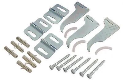 Productafbeelding van Set van 3 bevestigingsonderdelen voor aluminium radiator