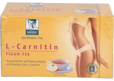 Produktbild von BADER's aktiv Tee L-Carnitin, 20 St. Filterbeutel