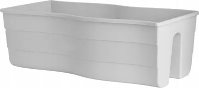 Produktbild von Wave 60 Geländer-Blumentopf | Weiß