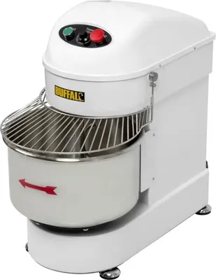 Produktbild von Buffalo Spiralmixer 20 L 1,1kW gewerblich für bis zu 8 kg Teig mit rotierender Schüssel
