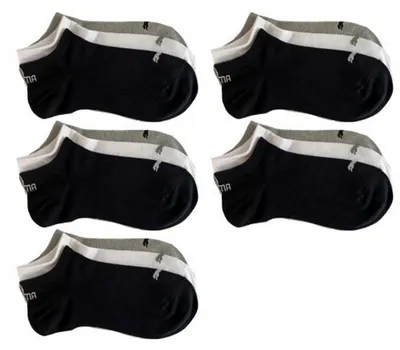 Obrázok produktu pre Ponožky Puma Sneaker Socken Plain, balenie 15 kusov, viacfarebné: veľkosť 43-46