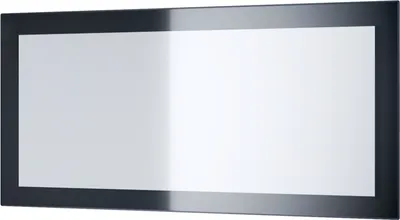Produktbild von Vladon Spiegel Lima,  Germany, Wandspiegel mit Rahmen im modernen Stil, Schwarz Hochglanz (89 x 45 cm)