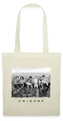 Produktbild von Spreadshirt Friends Mittagspause New York Stoffbeutel, One size, Natur