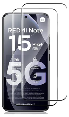 Produktbild von 2X Schutzglas für Xiaomi Redmi Note 15 Pro Plus 5G Panzerfolie Display Screen 3D