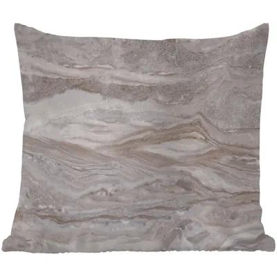 Produktbild von MuchoWow® Outdoor Kissen - Marmor - Steine - Rosa - Textur - 50x50 cm - Wetterfest - Lounge Kissen - Komfortabel - Kissen mit Bild