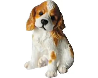 Obrázok produktu pre Záhradná figúrka sediaci kokeršpaniel 14 x 17 x 20 cm polyresin