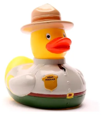 Produktbild von Badeente Park Ranger I Quietscheente I Wächter der Natur I Wildnis