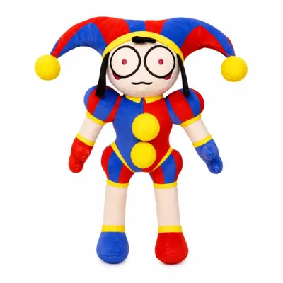 Productafbeelding van Wiztex Pluche Knuffel - 30 cm, Pomni-personage uit Digital Circus