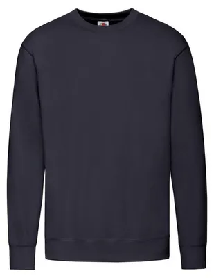 Produktbild von Fruit of the Loom - Sweatshirt für Herren angesetzte Ärmel FK1988 (S) (Marineblau)