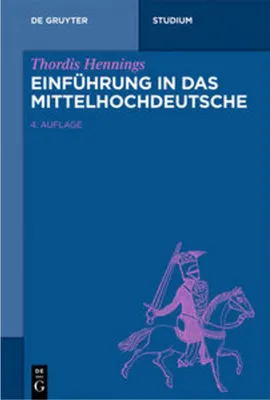 Produktbild von Einführung in das Mittelhochdeutsche