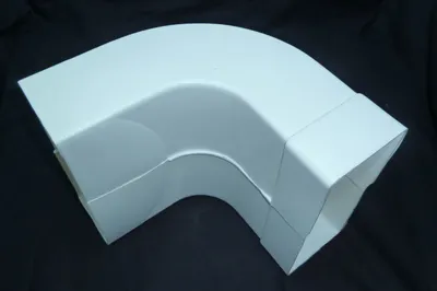 Produktbild von Flachkanal Bogen 90 ° 225 x 95 mm 150 System Abluftkanal senkrecht 66913