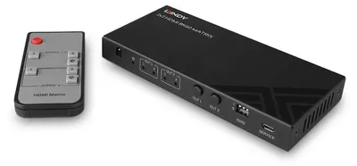 Produktbild von 2x2 8K60 Matrix HDMI Switch (schwarz, EDID Management, Fernbedienung)