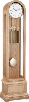Immagine prodotto di Orologio a pendolo in rovere chiaro con radica - Hermle Modello: 01087-050461