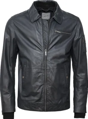 Produktbild von JCC Lederjacke 31023633 Herren navy 48