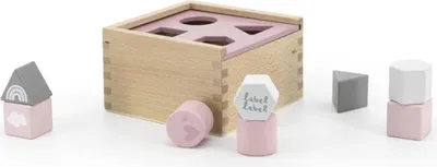 Obrázek produktu pro Label Label Shape Puzzle Pink