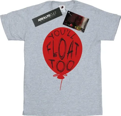 Produktbild von It - "You'll Float Too" T-Shirt für Damen BI46763 (XXL) (Grau)