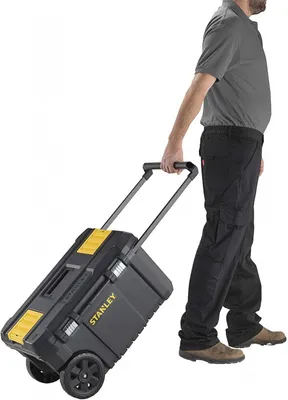 Immagine prodotto di Carrello porta utensili organizer con cassetto e maniglia Essential Stanley STST1-80150