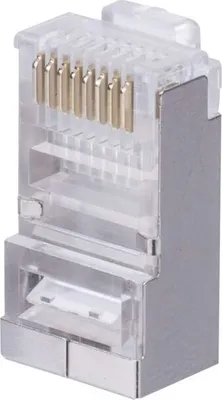 Obrázok produktu pre Konektor RJ45 pre FTP CAT6 (drôt) CAT6, 20ks 70041