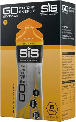 Image de Boîte de gels énergétiques Sis Go Tropicaux 60ml 6 unités Multicolore One Size