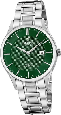 Produktbild von Festina Herrenuhr Swiss Made Armbanduhr Edelstahl silber D2UF20067/5