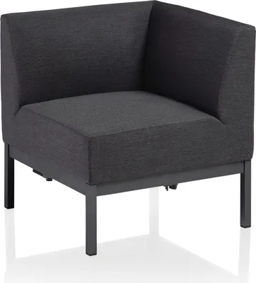Produktbild von KETTLER Pure City-Line Endteil/ Eckteil, anthrazit/ sooty, Aluminium/ Sunbrella®