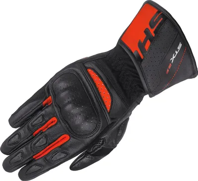 Produktbild von SHIMA STX 2.0 perforierte Motorrad Handschuhe, schwarz/rot, S