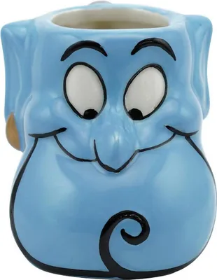Produktbild von Aladdin - "Genie" Mini Blumentopf CD1630 (Einheitsgröße) (Blau/Schwarz)