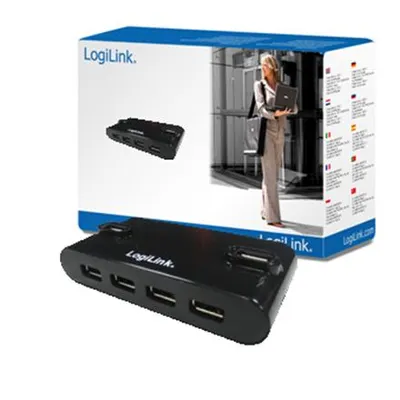Obrázok produktu pre LogiLink UA0085 Rozbočovač rozhrania 480 Mbit/s čierny
