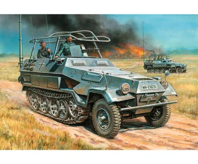 Image de Zvezda 1:35 Seconde Guerre mondiale Sd.Kfz.251/3Ausf.B Fernmel. WA