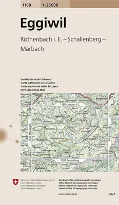 Produktbild von Swisstopo 1 : 25 000 Eggiwil