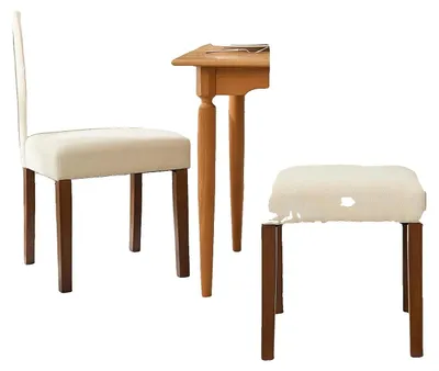 Obrázok produktu pre Jedálenská stolička, čalúnená, pohodlná, elegantný dizajn, béžová