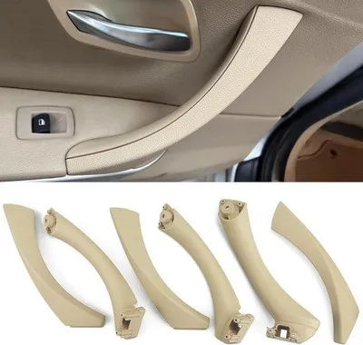 Image de Jeu de poignées de porte BMW en beige pour les panneaux intérieurs de la BMW Série 3