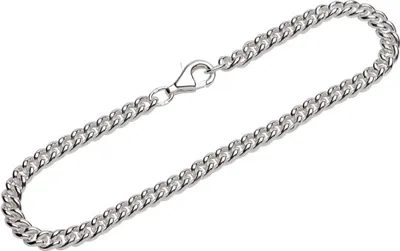 Produktbild von Armband 925 Sterling Silber 19cm Panzerkette rund Damen designer Armbandkette