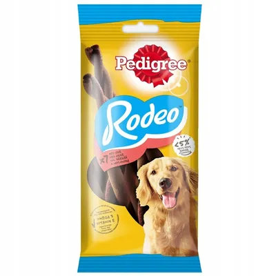 Zdjęcie produktu dla Przysmak dla psa Pedigree Rodeo skręcone pałeczki 122 g