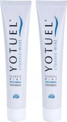 Produktbild von Yotuel | Zahnpasta - Zahnpasta Classic Whitening - 2X50Ml - Mit Minze - Natürliche Inhaltsstoffe - Sanfte Aufhellung