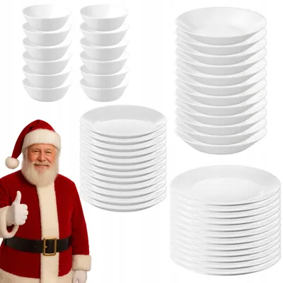 Produktbild von IKEA Eleganter Speiseservice Festlich 40 Teile für 10 Personen Weiß