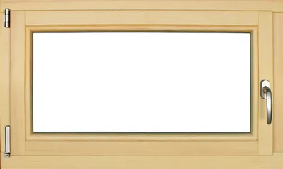 Produktbild von Holzfenster Kiefer lackiert 980x580 mm DIN Links