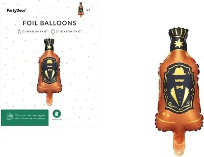 Obrázek produktu pro Balon fol.d/girland Whisky 27x12cm FB233 43220