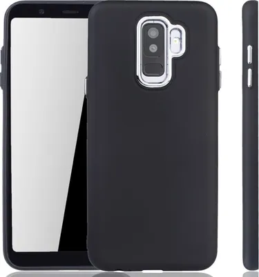 Produktbild von Samsung Galaxy A6 Plus Hülle - Handyhülle für Samsung Galaxy A6 Plus - Handy Case in Schwarz