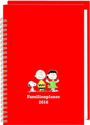 Produktbild von Peanuts Familienplaner Buch A5