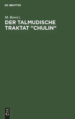Produktbild von Der talmudische Traktat "Chulin"