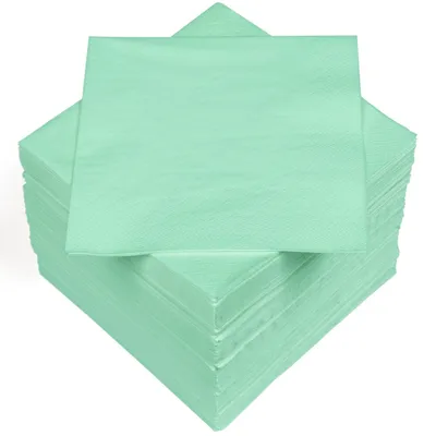 Image de Serviettes HEKU 100, unies, 3 épaisseurs, 33x33 cm. Qualité uniforme pour une utilisation variée