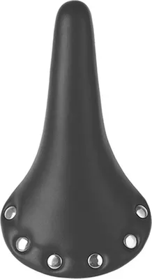 Produktbild von Messingschlager Sattel RIVET mit Nieten, Unisex, schwarz