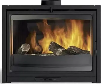 Image de Insert à bois 7.5kw noir - Godin - 660230ANTHRACITE -
