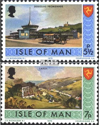 Produktbild von Briefmarken GB - Isle of Man 1975 Mi 58-59 (kompl.Ausg.) postfrisch Freimarken