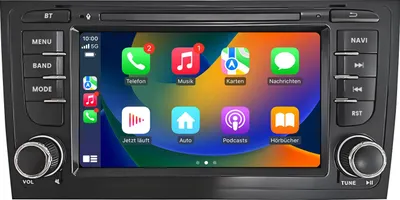 Immagine prodotto di Autoradio Android da 7'' 32 GB per Audi A6 C5 1997-2004 con Carplay Android Auto Navi Bluetooth DAB+ SWC