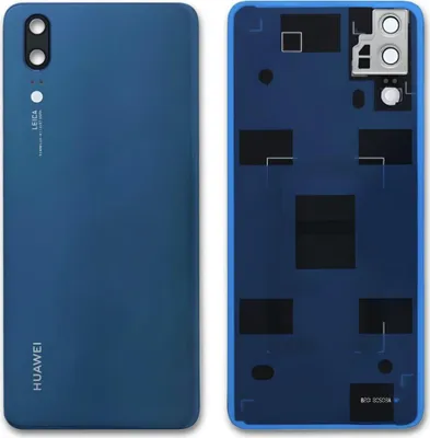 Produktbild von Original Huawei P20 EML-L09 Akkudeckel mit Kameraglas Midnight Blue Neu